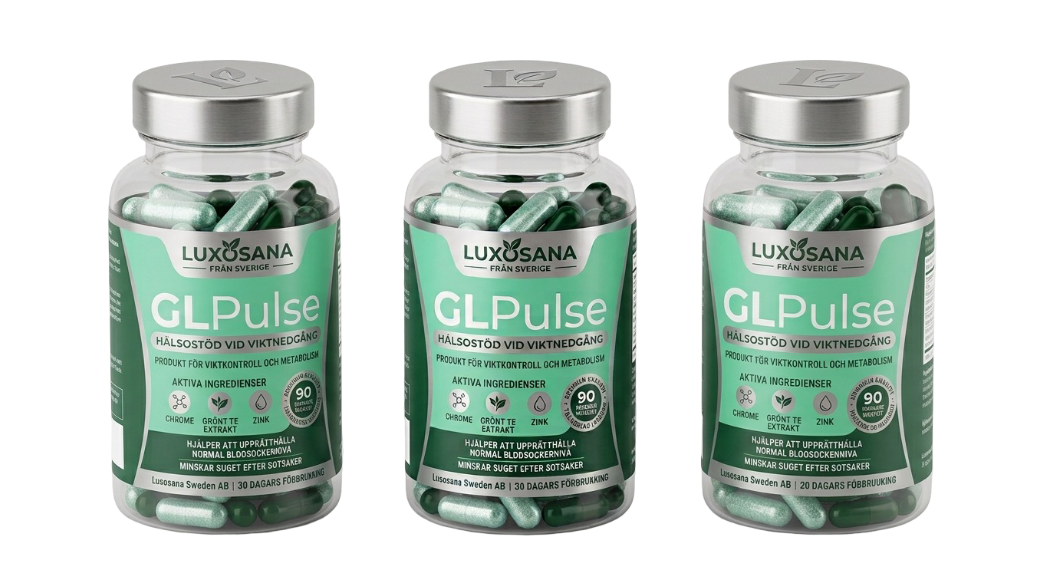 GLPulse — paket med 3 burkar